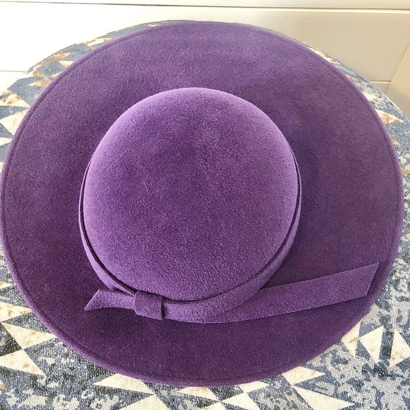 Vintage Violet Felt Makins New York Crafted Hat - Picture 10 of 14